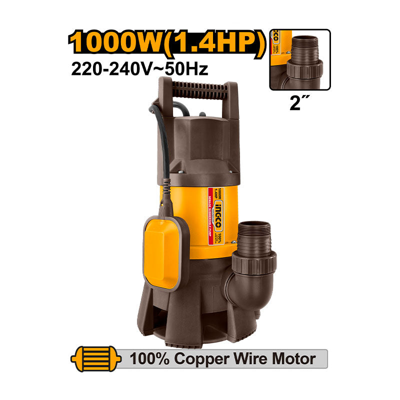 INGCO Sewage Submersible Pump - SPD10001