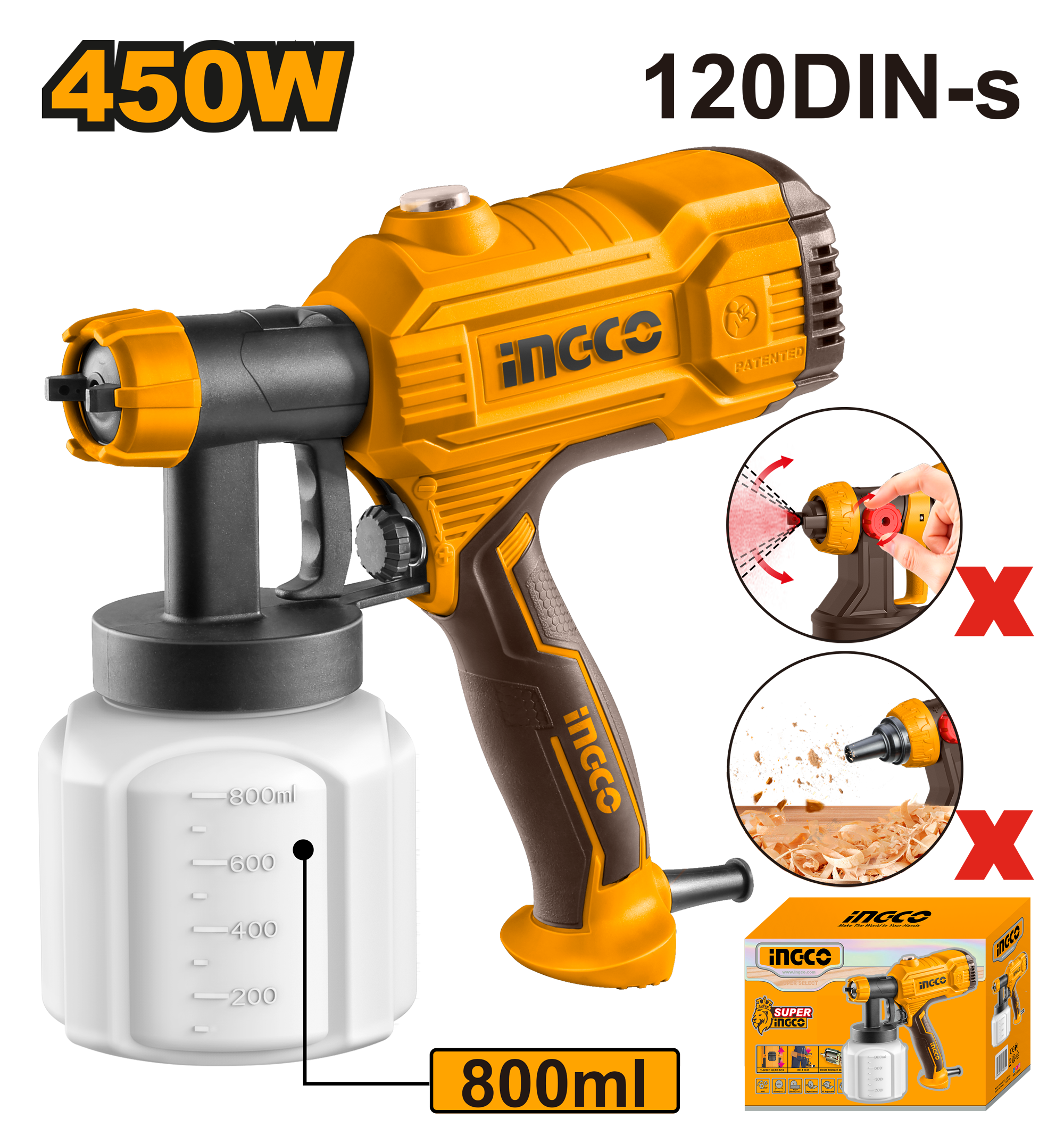 INGCO Spray Gun - SPG3508 Main image