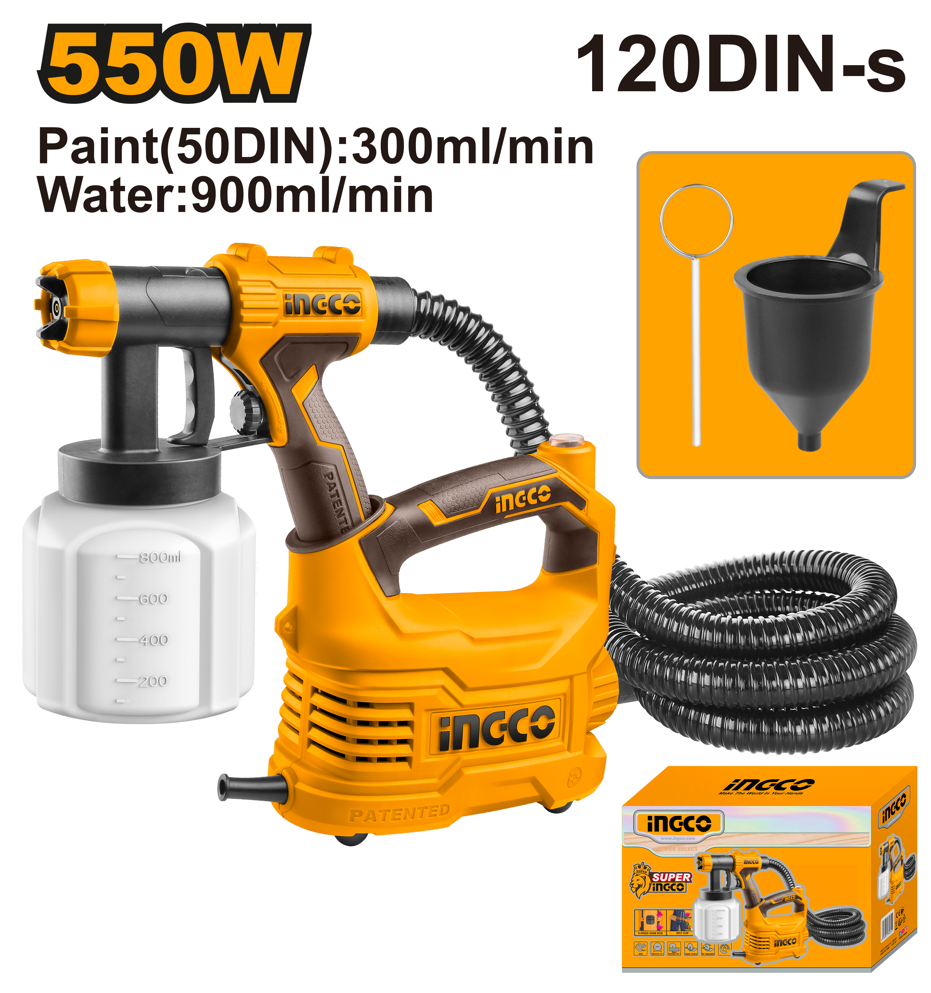 INGCO HVLP Spray Gun - SPG5008 Main image