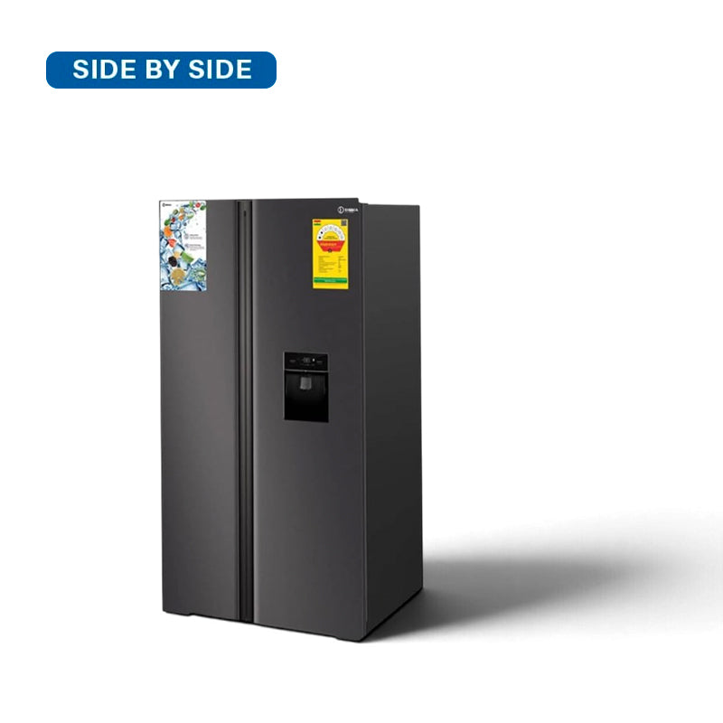 SIGMA 503L Side by Side Fridge (Dark Innox)