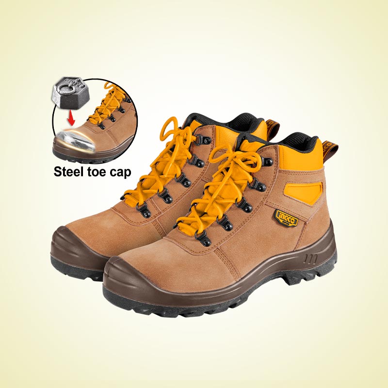 INGCO Steel Toe Cap Safety Boots - SSH02SB.41, 43, 44, 45
