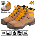 INGCO Steel Toe Cap Safety Boots - SSH02SB.41, 43, 44, 45