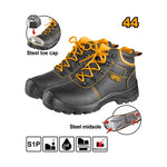 INGCO Steel Toe Cap & Midsole Safety Boots - SSH04S1P.42, 44& 45