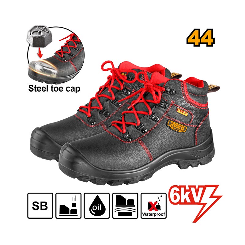 INGCO Steel Toe Cap Insulated Safety Boots - SSH07IDSB.44 & 45