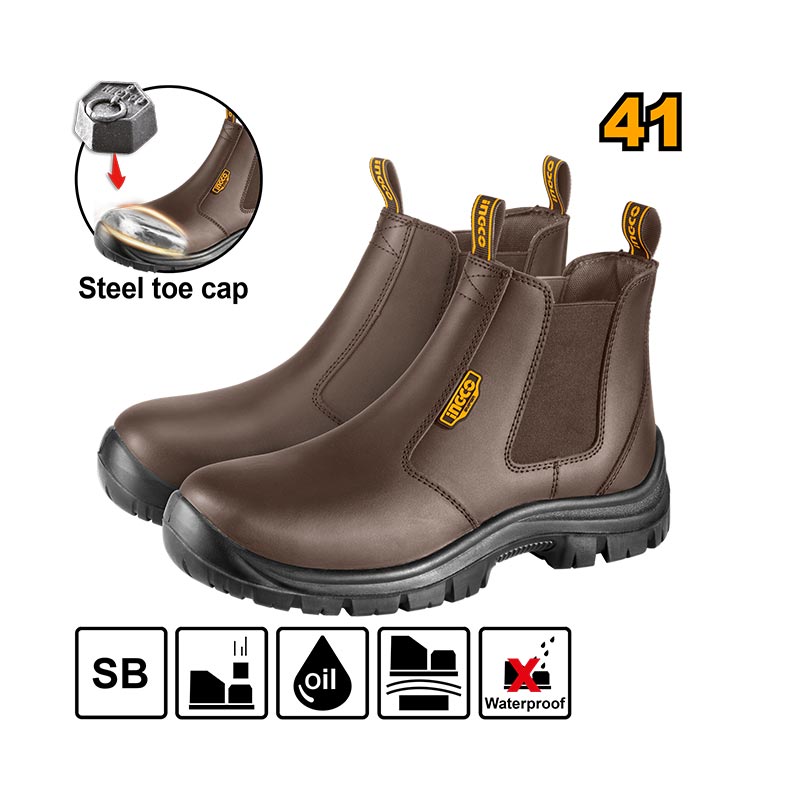 INGCO Steel Toe Cap Safety Boots - SSH08SB.39, 41, 42, 43, 44, 45 & 46
