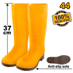INGCO 100% New PVC, Anti-Slip Sole, 37CM Rain Boots - SSH092L SIZES 39, 40, 41, 42, 43, 44, 45, 46