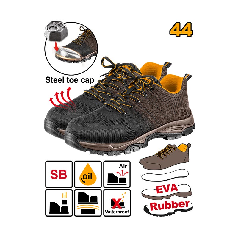 INGCO Steel Toe Cap Safety Boots - SSH82SB.41, 42, 43, 44 & 45