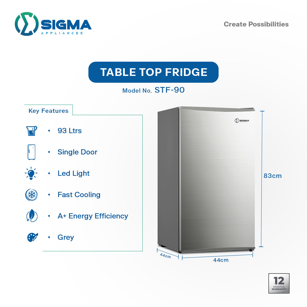Sigma 93L Table Top Fridge