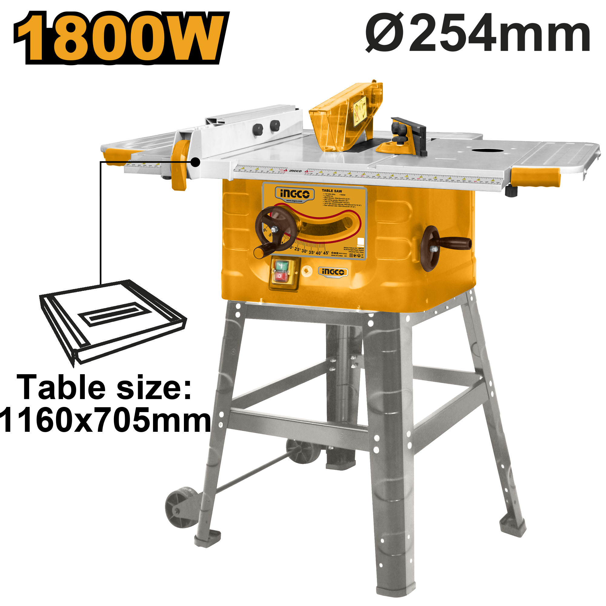 INGCO Table Saw - TS180028