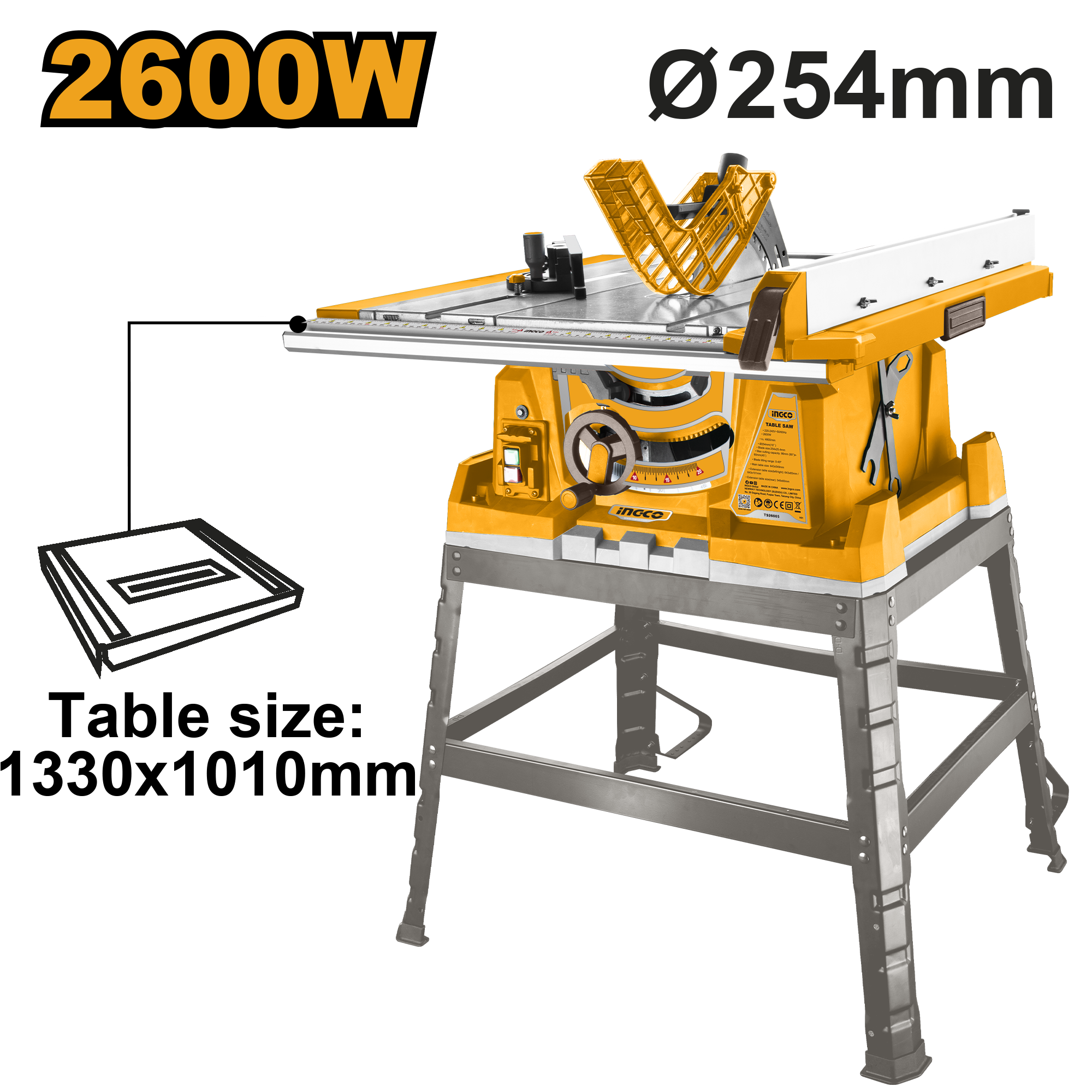 INGCO Table Saw - TS26005 Main image