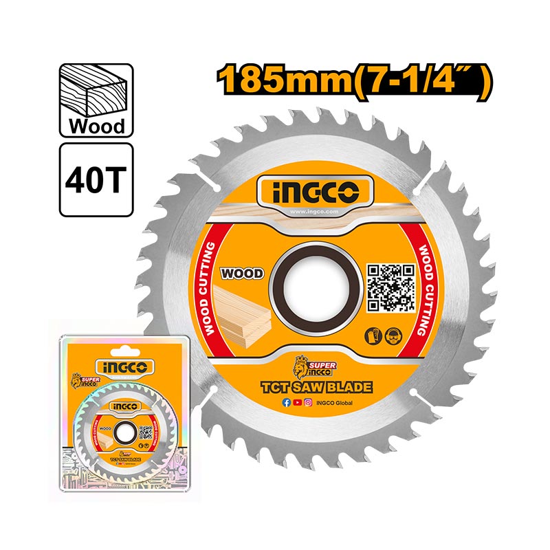 INGCO 185MM (7-1/4") TCT Saw Blade - TSB118515