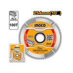 INGCO 254MM (10") TCT Saw Blade for Aluminum - TSB3254210