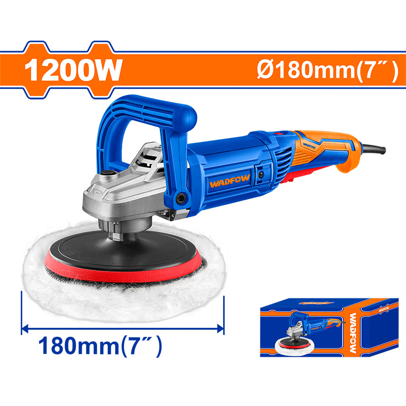 WADFOW 1200W, 180MM (7") Polisher - WAE1512001