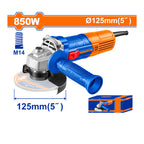 WADFOW 850W, 125MM (5") Angle Grinder - WAG15851