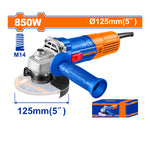 WADFOW 850W, 125MM (5") Angle Grinder - WAG15851