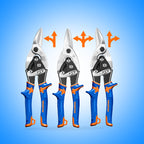 WADFOW 3 PCs Aviation Snip Set 10 - WAS0403