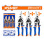 WADFOW 3 PCs Aviation Snip Set 10 - WAS0403