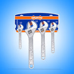 WADFOW 6", 8, 10", 12" 4 PCs Adjustable Wrench Set - WAW174K