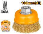 INGCO 100MM (4") Wire Cup Brush - WB11001