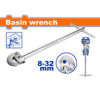 WADFOW 8-32MM Basin Wrench - WBF1732