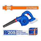 WADFOW 20V, 2.7 m³/min Cordless Blower - WBLP552