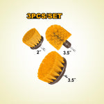 INGCO 3 Pcs Medium Bristle Brush Set - WCBM0301