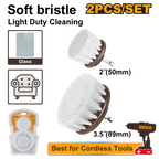 INGCO 2 Pcs Soft Bristle Brush Set - WCBS3235