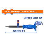 WADFOW 300x18x4MM (12"x23/32"x5/32") Concrete Chisel - WCC1304