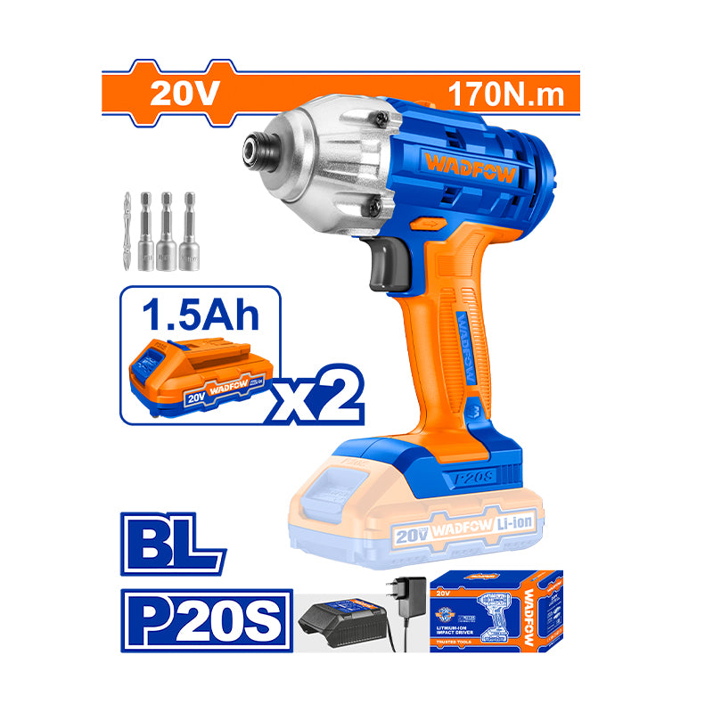WADFOW 170N.m Cordless Impact Driver - WCD2512