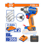 WADFOW 20V 210N.m Cordless Impact Driver - WCD2B21