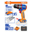 WADFOW 62N.m Compact Brushless Cordless Impact Drill - WCDP6281