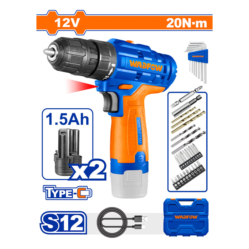 WADFOW Cordless Drill - WCDS525