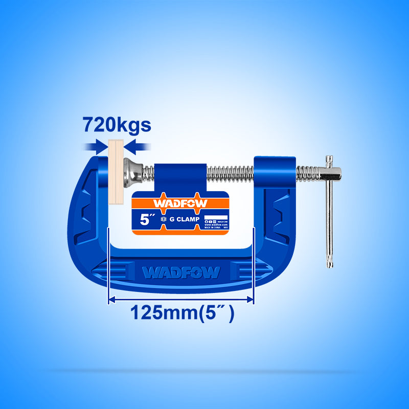 WADFOW 125MM (5") G Clamp - WCP1105