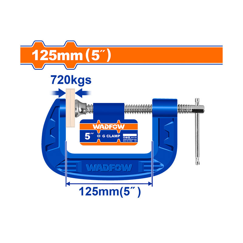 WADFOW 125MM (5") G Clamp - WCP1105