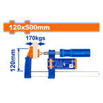 WADFOW 120x500MM F Clamp with Plastic Handle - WCP2123