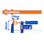 WADFOW 50x200MM F Clamp with Plastic Handle - WCP2152