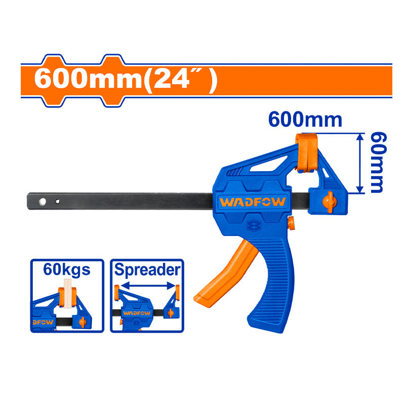 WADFOW 600MM (24") Quick Bar Clamps - WCP4324