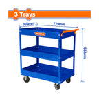 WADFOW 719x365x663MM Tool Cart WCS1A13