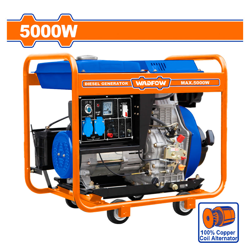 WADFOW 5000W Diesel Generator - WDG1A50