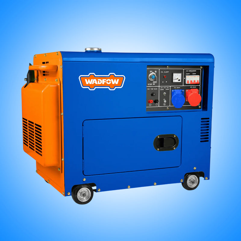 WADFOW 6.3kVA Three Phase Silent Diesel Generator - WDG2A50DT