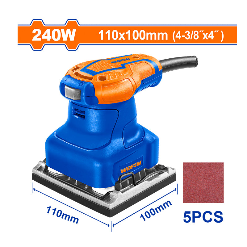 WADFOW 240W, 110x100MM Palm Sander - WFA1503 Main image