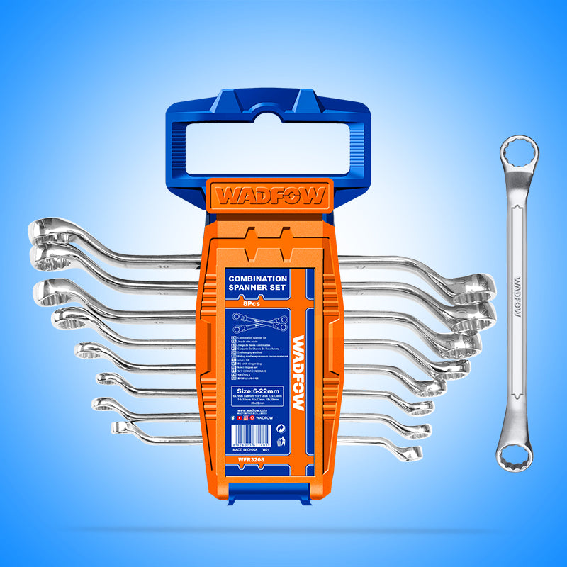 WADFOW Offset Ring Spanner Set - WFR3208