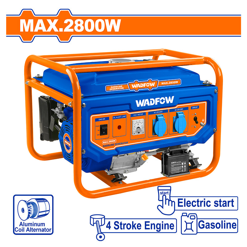 WADFOW 2800W Gasoline Generator - WGEAA056D