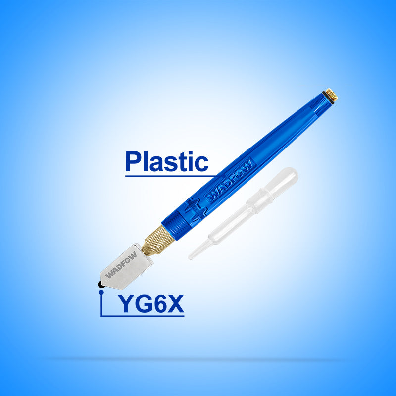 WADFOW 160MM Plastic Handle Oil Glass Cutter - WGR1601