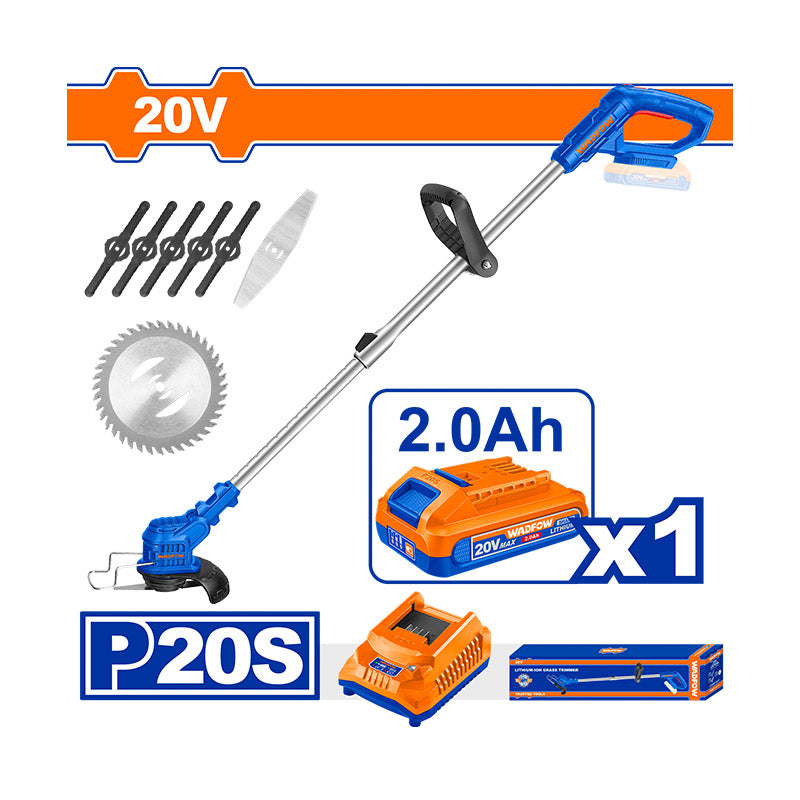 WADFOW 20V Cordless Grass Trimmer + Battery - WGTP5116