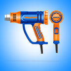 WADFOW 2000W Heat Gun (Adjustable Temperature with Rotating Back for Precise Control) - WHG1520
