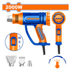WADFOW 2000W Heat Gun (Adjustable Temperature with Rotating Back for Precise Control) - WHG1520