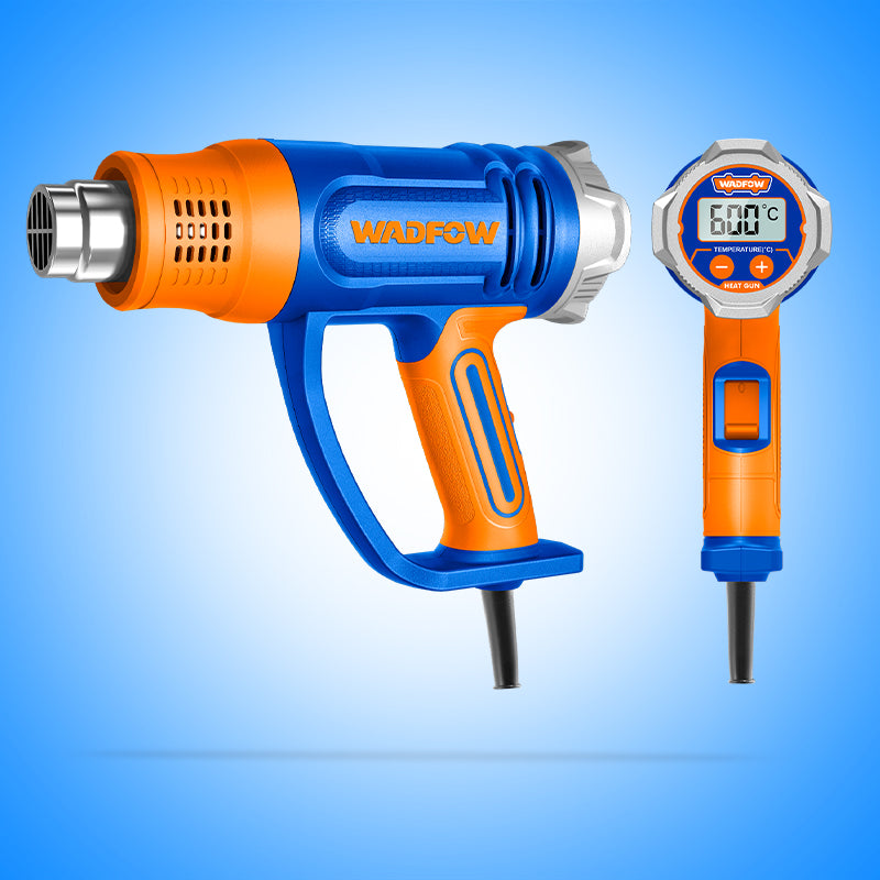 WADFOW 2000W Heat Gun (Adjustable Temperature with LCD Display for Precise Control) - WHG1530