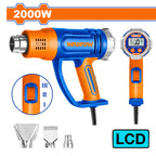 WADFOW 2000W Heat Gun (Adjustable Temperature with LCD Display for Precise Control) - WHG1530