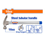 WADFOW 16 Oz Claw Hammer - WHM336G